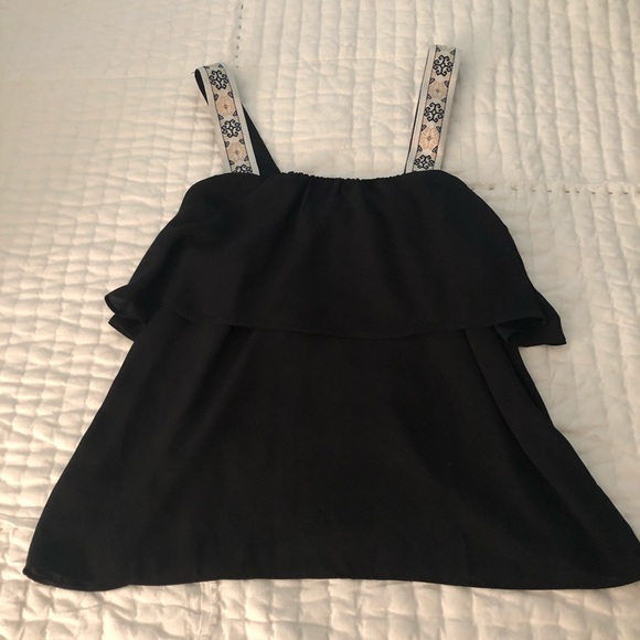 J. Crew Tiered Embroidered Strap Tank - Picture 2 of 8